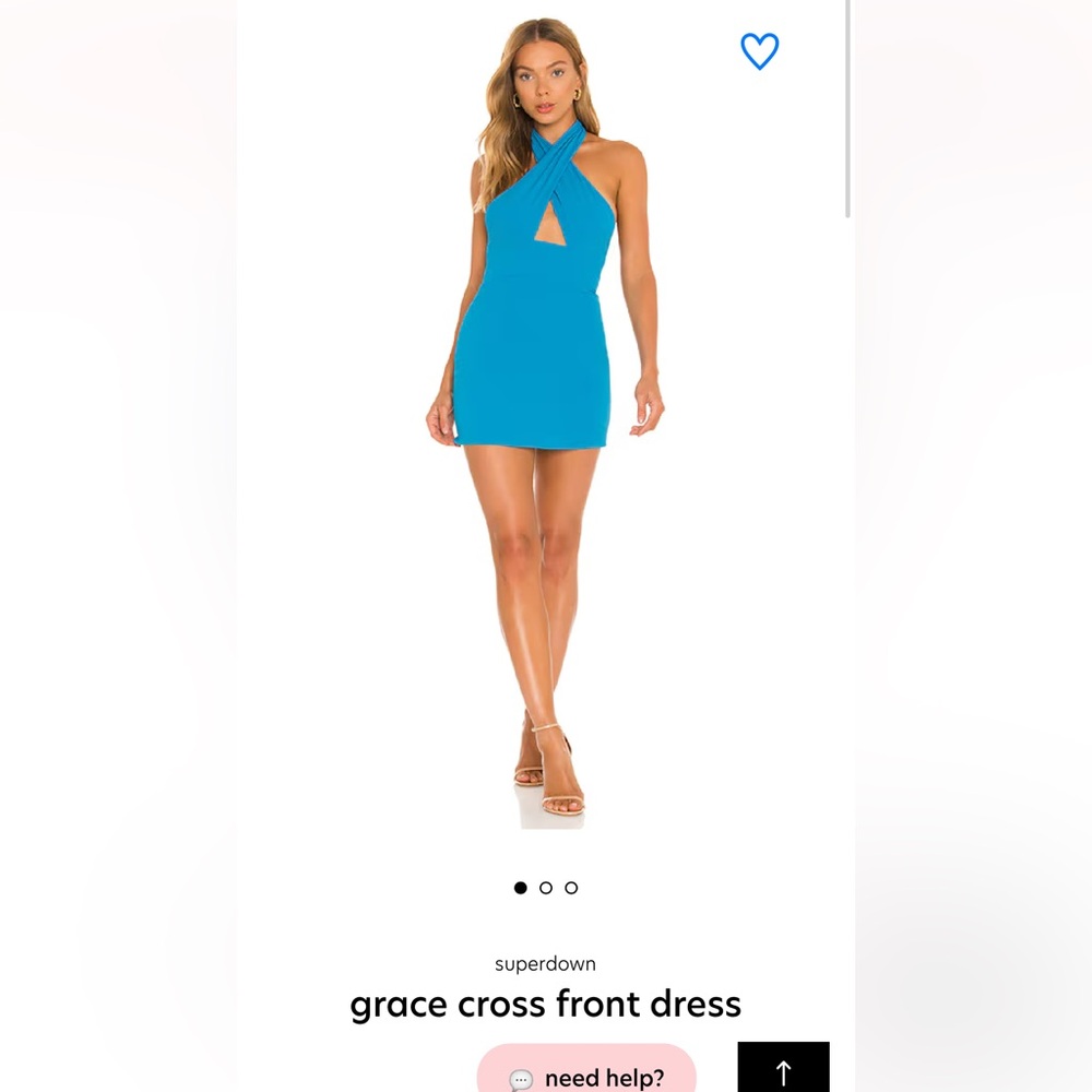 Superdown Grace Cross Front Dress